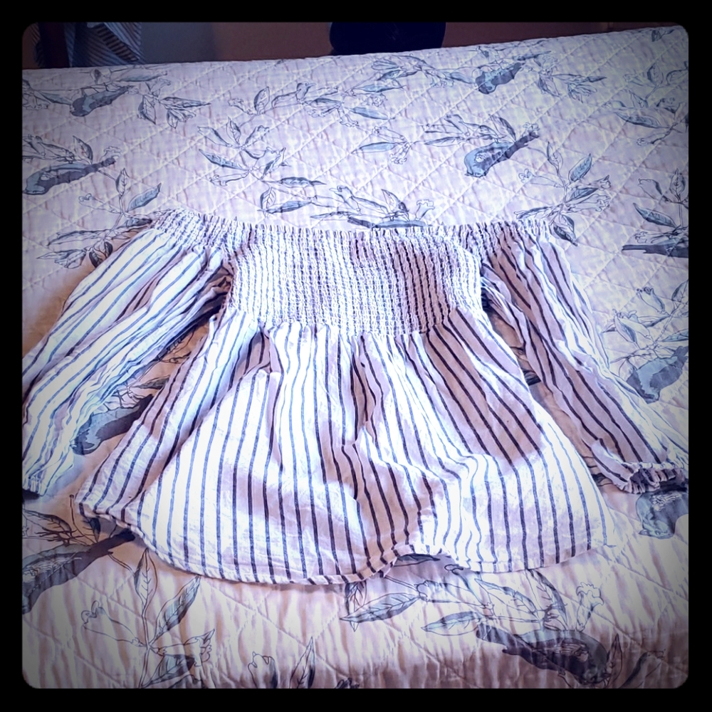 off the shoulder casual summer top